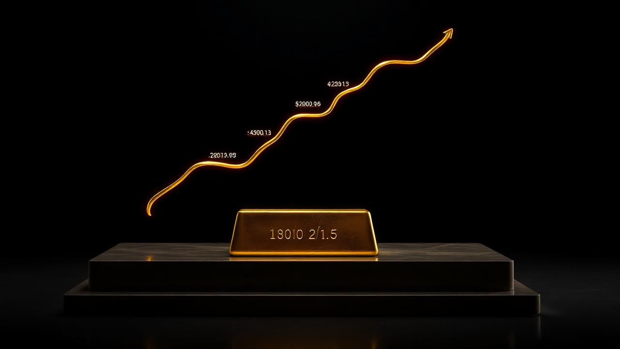 Gold trading illustration